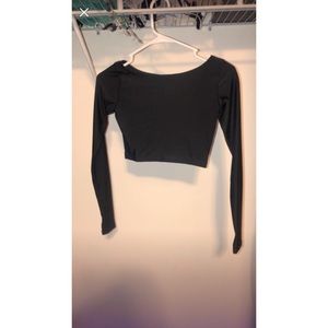 Long Sleeve Black Top